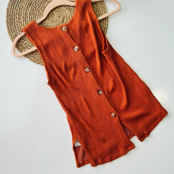 Anthropologie Montauk Textured Tank Top with Button-Down Size XS - Picture 5 of 8